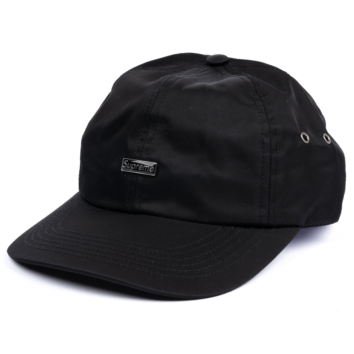 Supreme / Enamel Logo 6-Panel Black