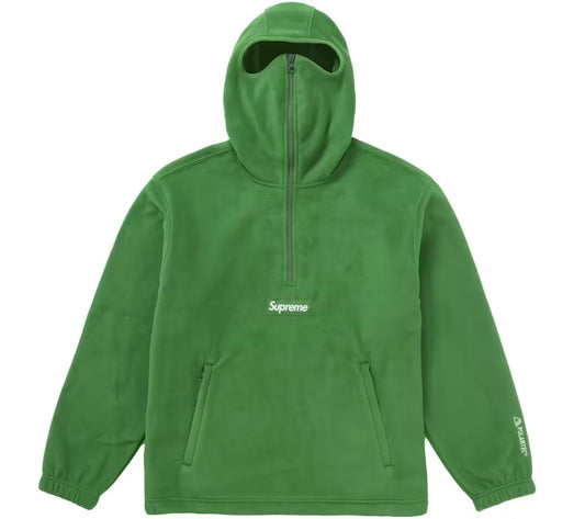 Supreme / Polartec Facemask Half Zip Hooded Sweatshirt