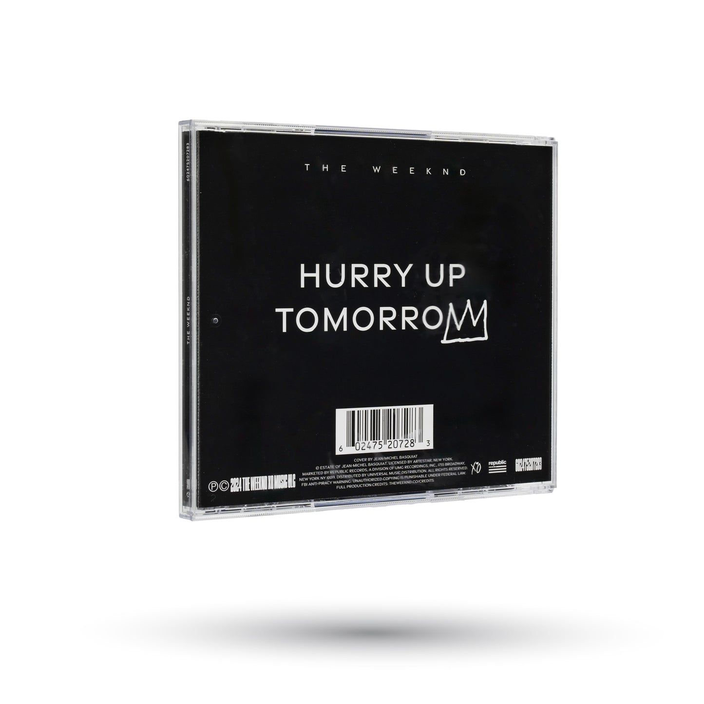 The Weeknd x Basquiat Hurry Up Tomorrow Collectors Edition Signed CD