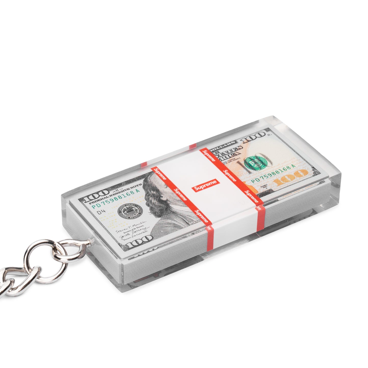 Supreme Cash Paperweight Keychain