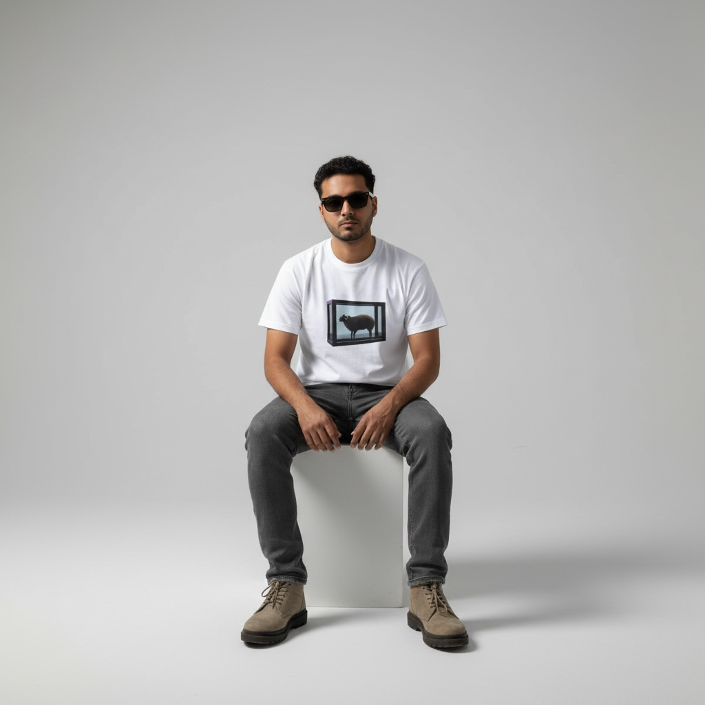 Supreme Damien Hirst Black Sheep Tee