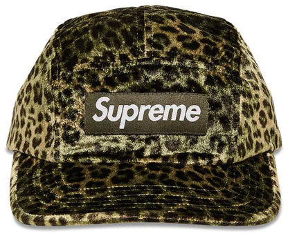 Supreme / Leopard Velvet Camp Cap