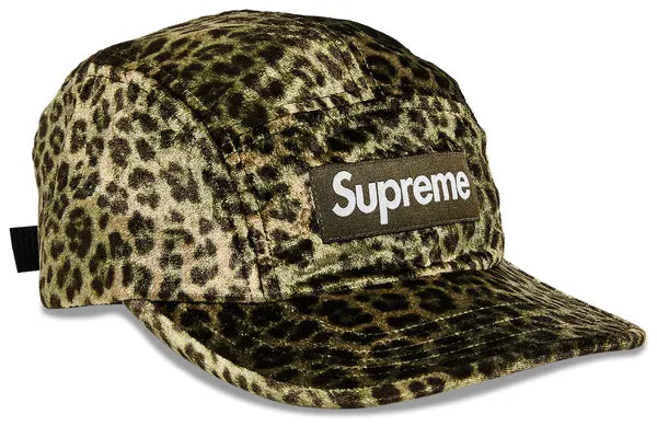 Supreme / Leopard Velvet Camp Cap