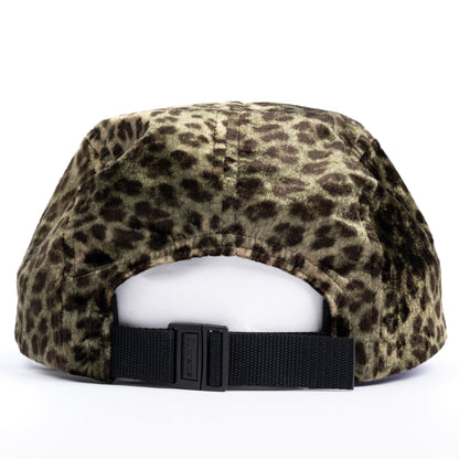 Leopard Velvet Camp Cap