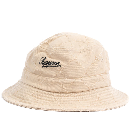 Punched Denim Crusher Dyed Beige
